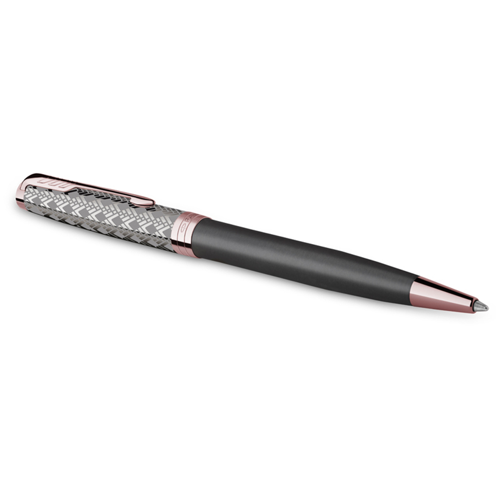 Parker Sonnet Premium - Metal Grey PGT, шариковая ручка, M