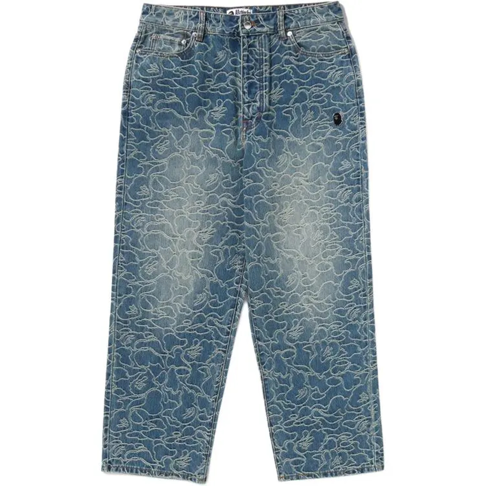 A Bathing Ape Bathing Ape Straight Leg Trousers