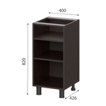 Стол открытый с полками 0,4 м Берген 4с0