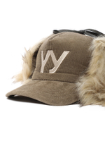 Кепка Утепленная Faux Fur Corduroy Earflap Cap