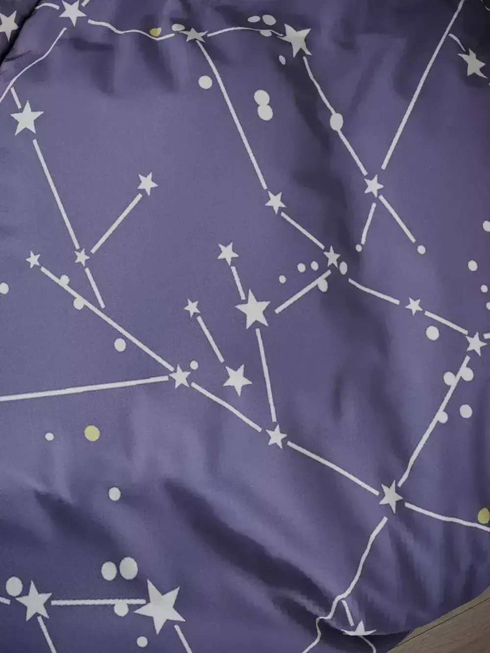 Наволочка комплект 2шт сатин Сказка Сатин "Созвездия" 50x70 см на молнии