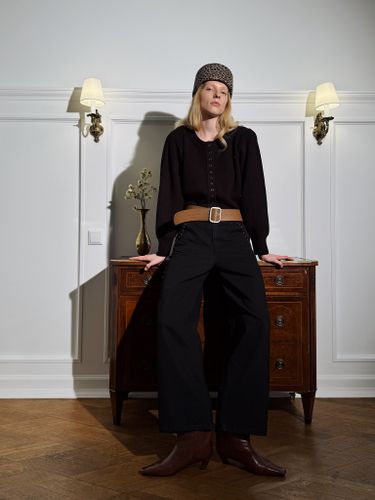 Черный вязаный кардиган MINI CLOSET