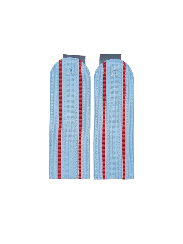 Погоны Полиция на рубашку 2 просвета пластик