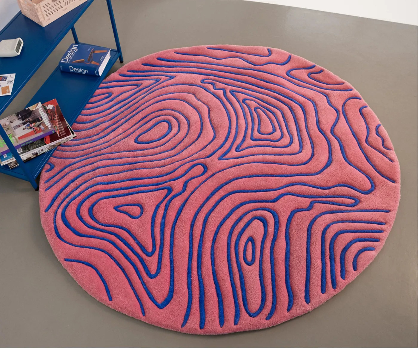 Коврик Pink and blue, 143х130 см