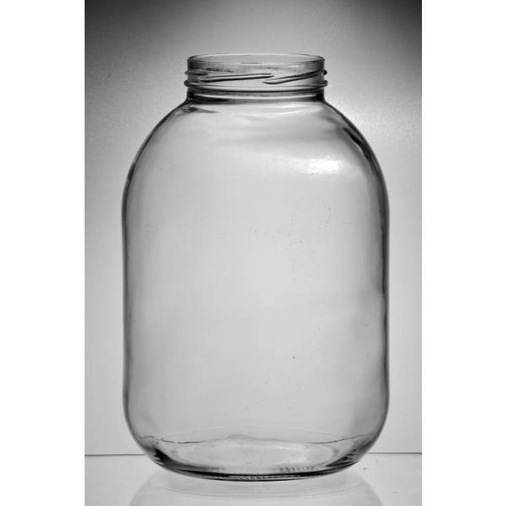 Банка винтовая стекло D82 3л