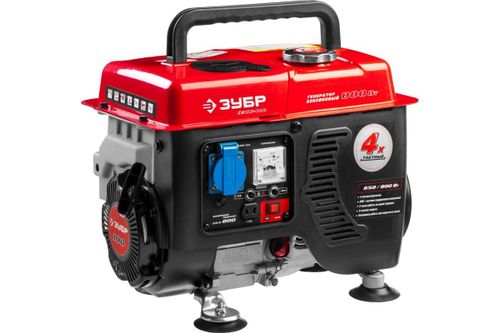 Генератор бензиновый ЗУБР ЗЭСБ-800 - [0.65 кВт / 220V]