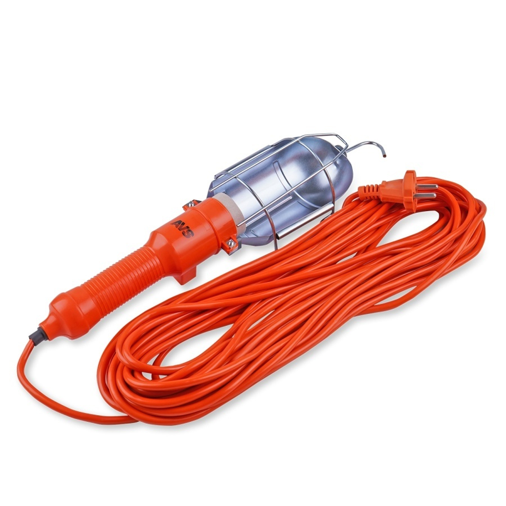 Фонарь переносной AVS LW-1560W, оранжевый, 15м, мощность 60Вт, шнур 15м