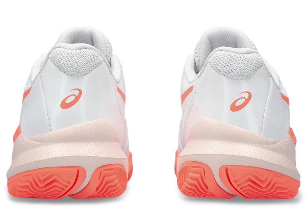 Женские теннисные кроссовки Asics Gel-Challenger 14 Clay - white/sun coral