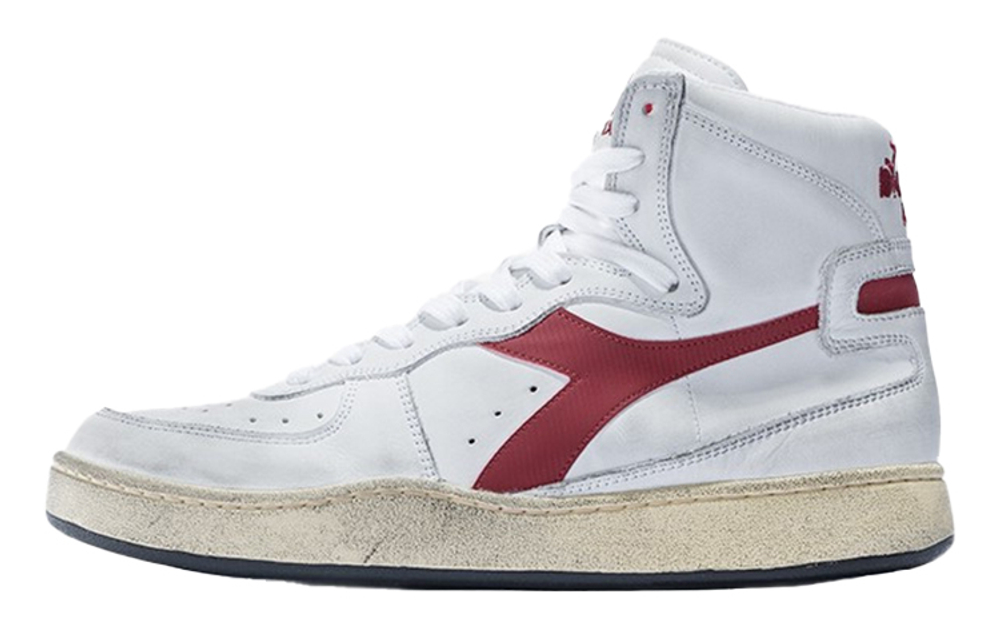 diadora Mi Basket Used "White Garnet"