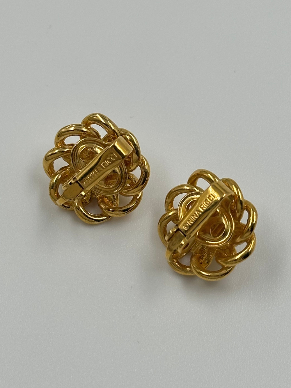 Клипсы Цветы Nina Ricci