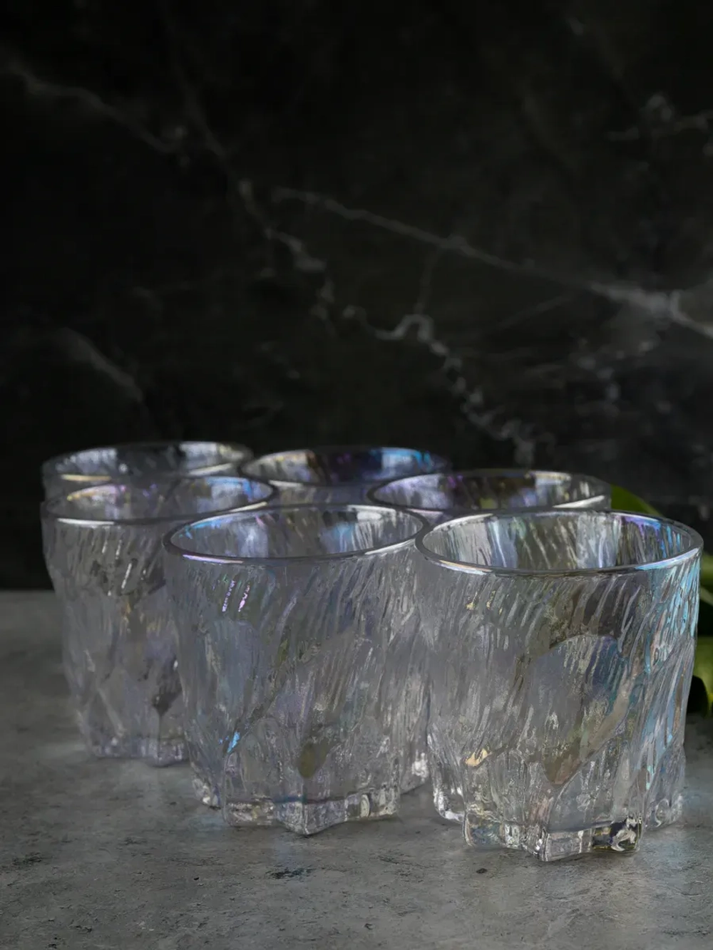 Набор стаканов для виски, 260 мл. 6 шт.Перламутровый лед