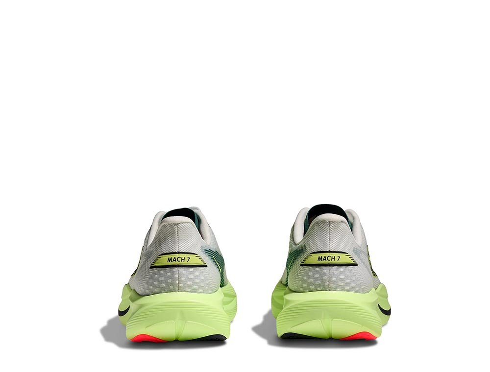 Женские кроссовки для бега Hoka Mach 7 W Серо-Зеленые