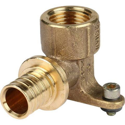 Угольник с креплением 20x1/2" аксиальный с внутренней резьбой REHAU RAUTITAN RX+