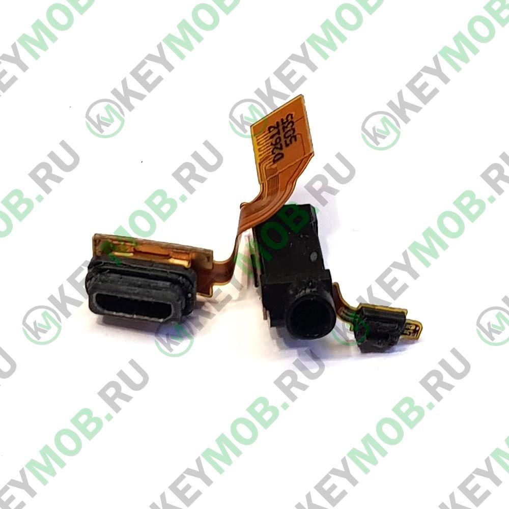 Шлейф на разъем зарядки, наушников для телефона Nokia Lumia 925.1 (RM-892)