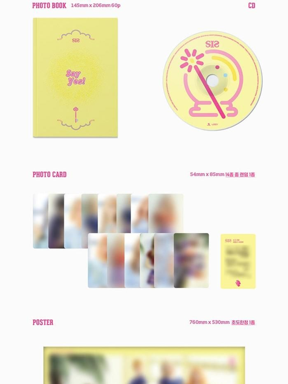Альбом S.I.S - Say Yes 2nd Mini Album