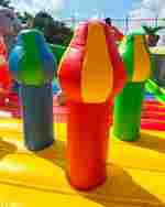 Коммерческий надувной батут «Сафария», 10*10*7,9 м