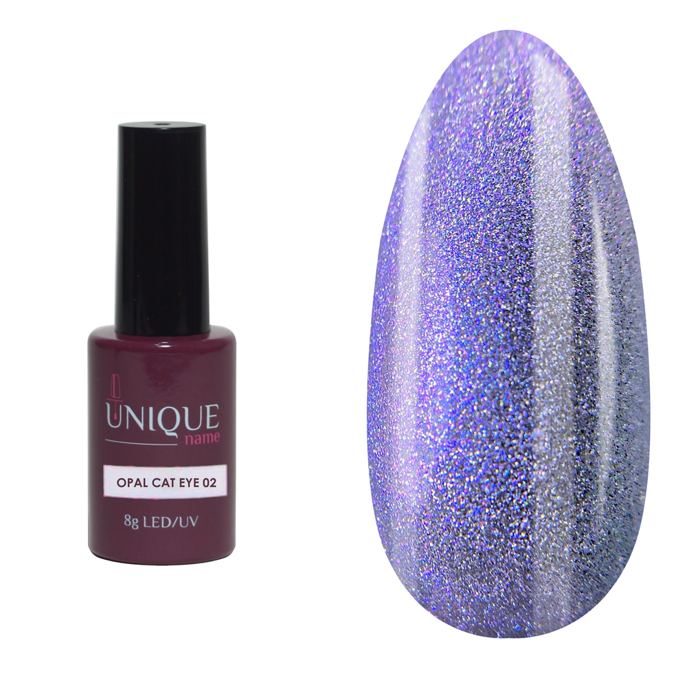 Unique Гель-лак Opal Cat Eye 02 (8ml)