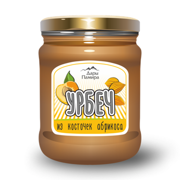 Урбеч из косточки абрикоса, ДарыПамира, 230г.