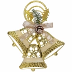 Украшение новогоднее «Лесной звон» 25*30 см, Золото