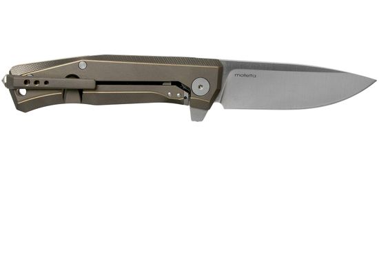 Складной нож Lion Steel "Myto" L/MT01 BR c клинком из стали Böhler M390 Microclean®, рукоять титан