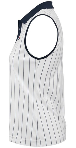 Женское поло Fila American Polo "Pia" W - white/stripes