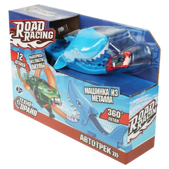 Автотрек петля 360, 1 машинка мет., кор.30*20*9см ТЕХНОДРАЙВ