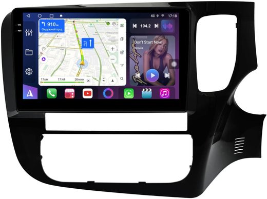 Магнитола Mitsubishi Outlander 3 2012-2021 (правый руль) - FarCar BM9-7263R9 монитор 9.5" QLED на Android 14, TS10, 4+32Гб, CarPlay, 4G SIM-слот