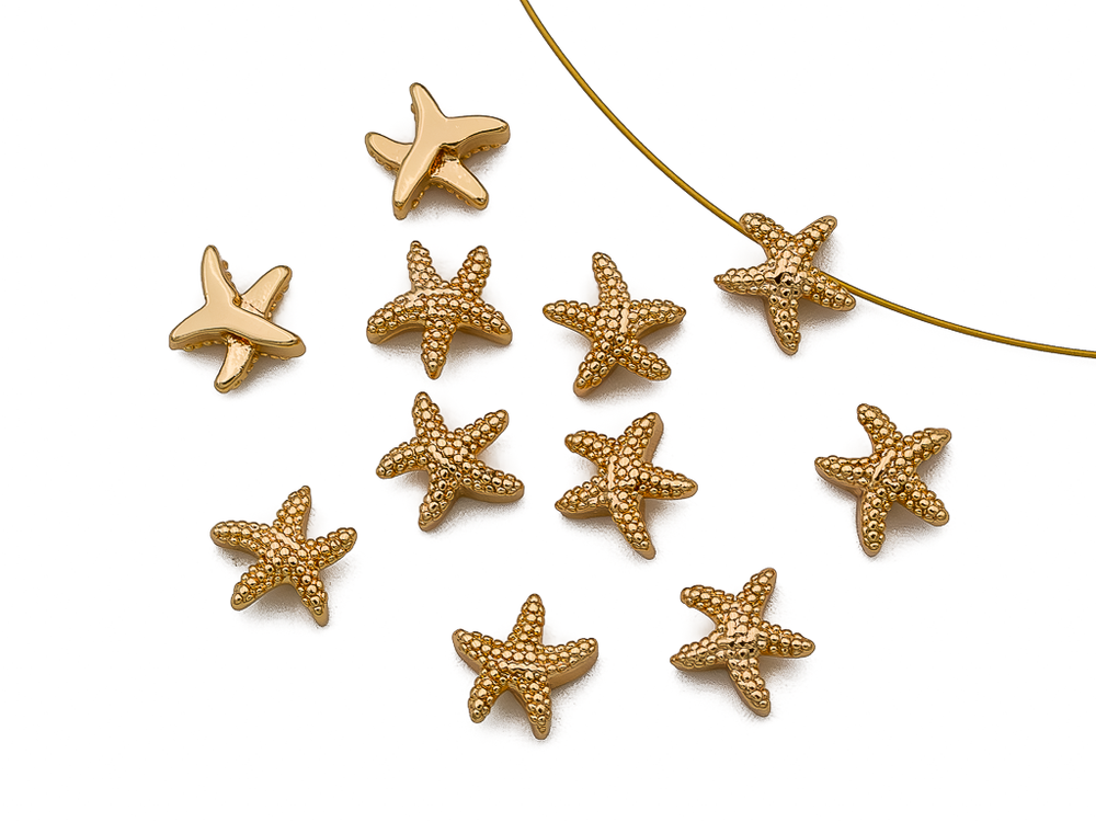 Бусина "Морская звезда" 5,5мм (1шт)