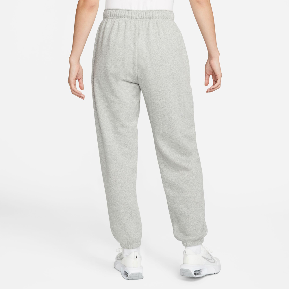 Женские теннисные брюки Nike Sportswear Club Fleece Mid-Rise Oversized Training Pants Women - Lightgrey