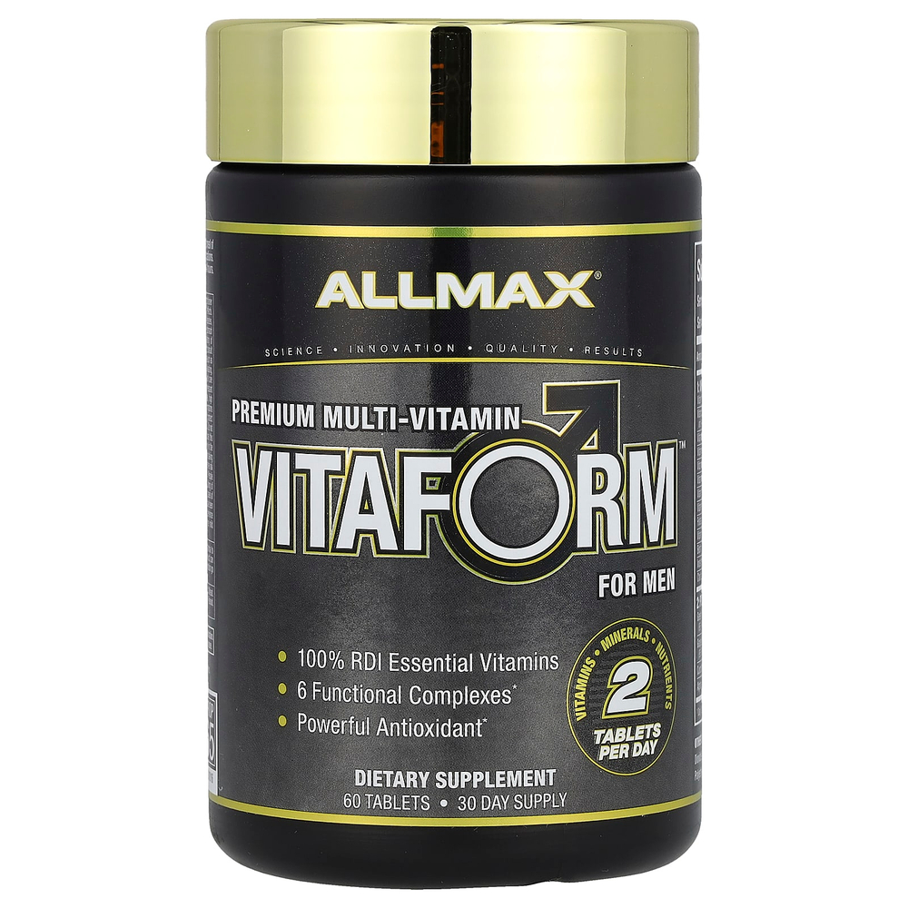 ALLMAX, Vitaform, мультивитамин премиального качества для мужчин, 60 таблеток