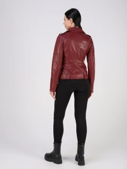 Кожаная куртка демисезонная косуха