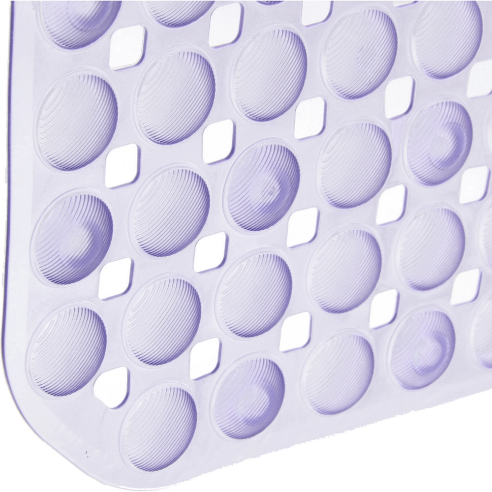 Коврик в ванну Селфи 68х36 ПВХ Сиена фиолетовый