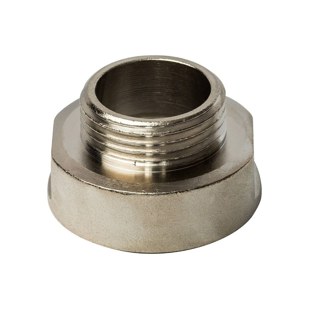 Переход с внутренней резьбы на наружную STOUT SFT 0008 - 1"1/4 x 1" (латунь никелированная)