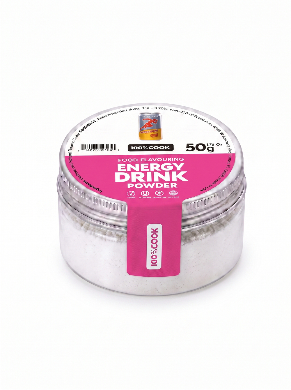 Энергетик Ароматизатор пищевой (порошок), 100%COOK, 50 г