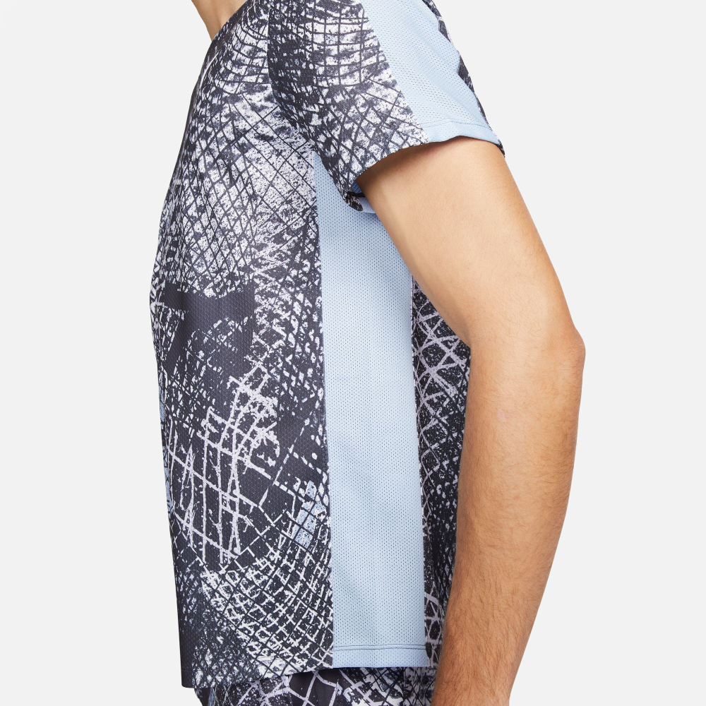 Мужское теннисное поло Nike Dri-Fit Court Novelty T-Shirt Men - Lilac, Dark Grey