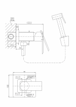 Гигиенический душ Rav-Slezak LOIRA LR547/1Z золото