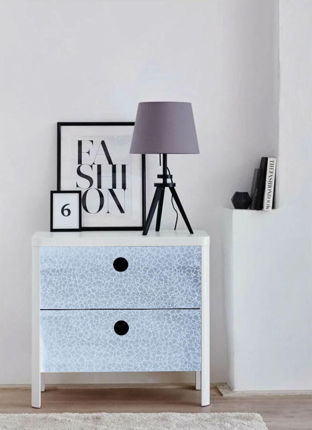 Пленка самоклеящаяся 45см*8м Серебро