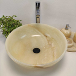 Раковина из оникса Bowl Yellow TinLip BO-60982 45*45*17