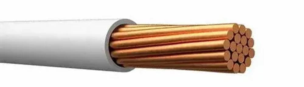 Провод ПуГВ 1*10 белый (ПВ-3) ГОСТ NKZ–A0U2Т11XN1S10L (ПуГВнг(А)-LS)