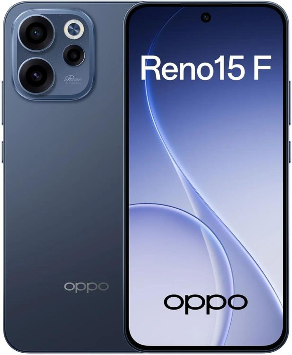 6.57" Смартфон OPPO Reno15 F 5G 8/256Gb,  NFC,  AMOLED,  120Гц,  7000мAч,  синий