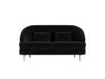 Кушетка Атико, Черный, Велюр, 109893