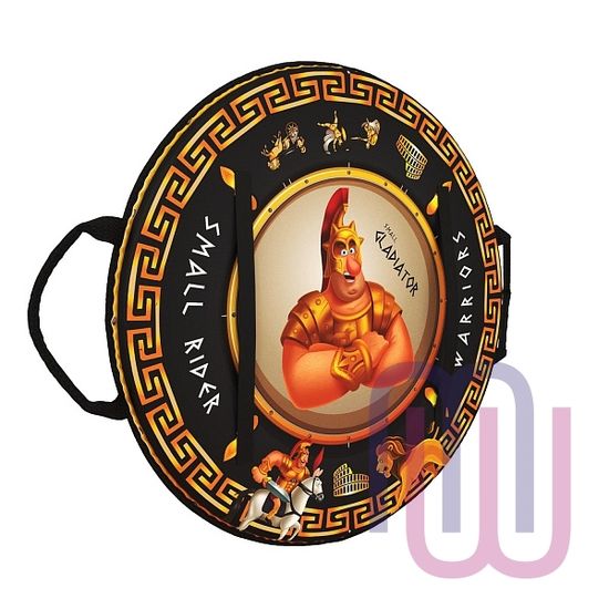 Ледянка-щит с ремнями, мягкая Small Rider Slider 55 см, гладиатор