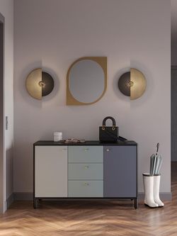 Шкатулка для украшений Marm, Ø10,5 см, белый мрамор