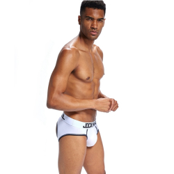 Мужские трусы джоки белые JOCKMAIL JM4044-1
