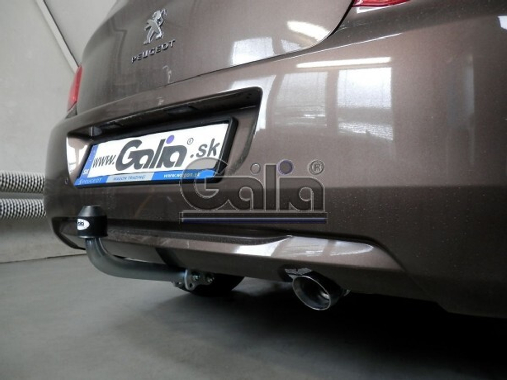 Фаркоп оцинкованный Galia C064C для Citroen C-Elysee 2013-, Peugeot 301 2013-(паспорт и сертификат в комплекте)(без электрики)