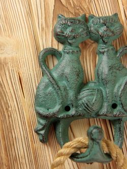 Iron Garden Вешалка настенная ''Кошечки''