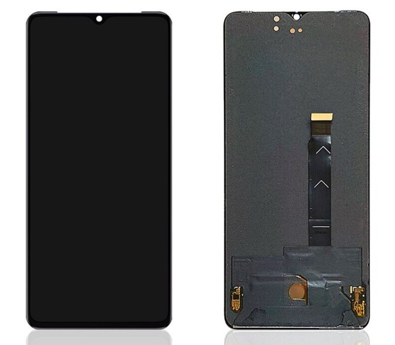 Дисплей для OnePlus 7T AMOLED в сборе с тачскрином на рамке (Frosted Silver)