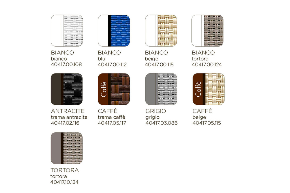 Шезлонг Nardi Omega без подлокотников, серый