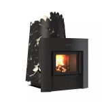 Дровяная банная печь Grill'D Dubravo 180 Window (дверца со стеклом)