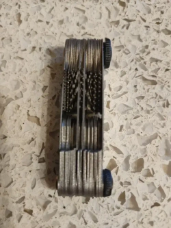 Резьбомер метрический и дюймовый 58 лезвий Нержавеющая сталь